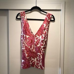 J.Crew Collection Silk top NWT. Floral Size 10.